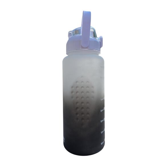 64oz Motivational Water Bottle w/ Time Marker Gym Sports Hydration BPA-Free YGT - Picture 4 of 13